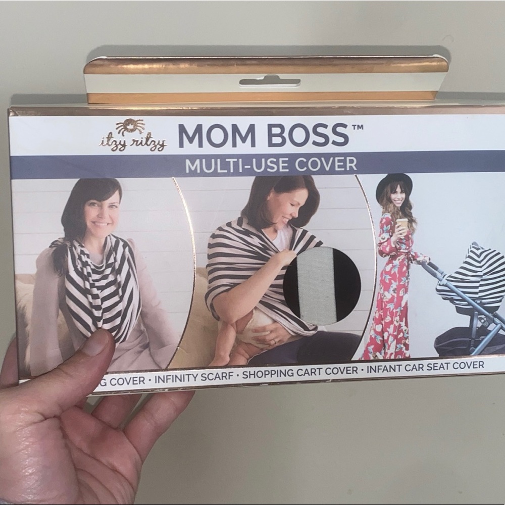 “Mom Boss” Multi-Use Infant Cover
